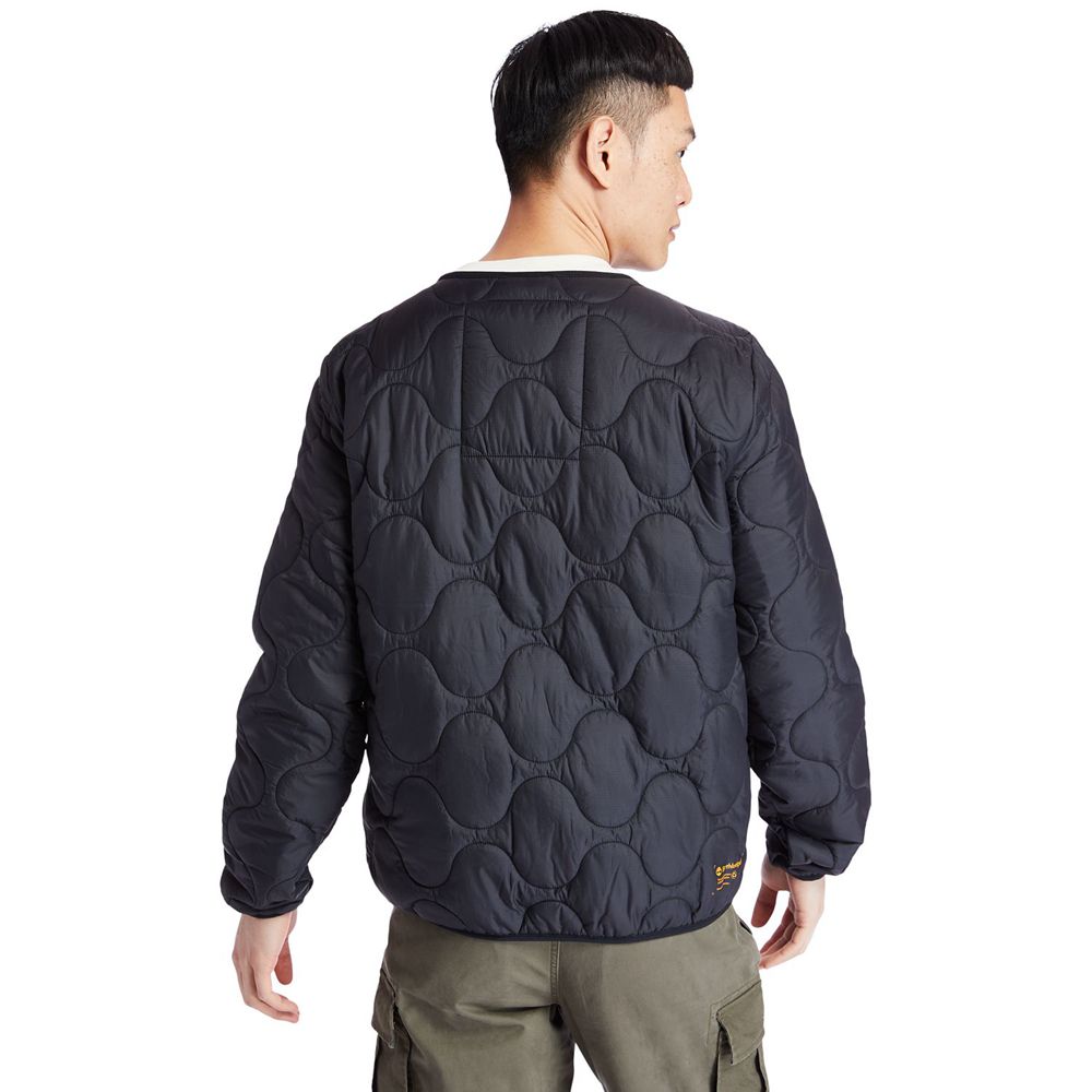 Chaquetas Timberland Argentina Hombre - Ecoriginal Ek+ Onion Quilted - Negras - WESJFV-809